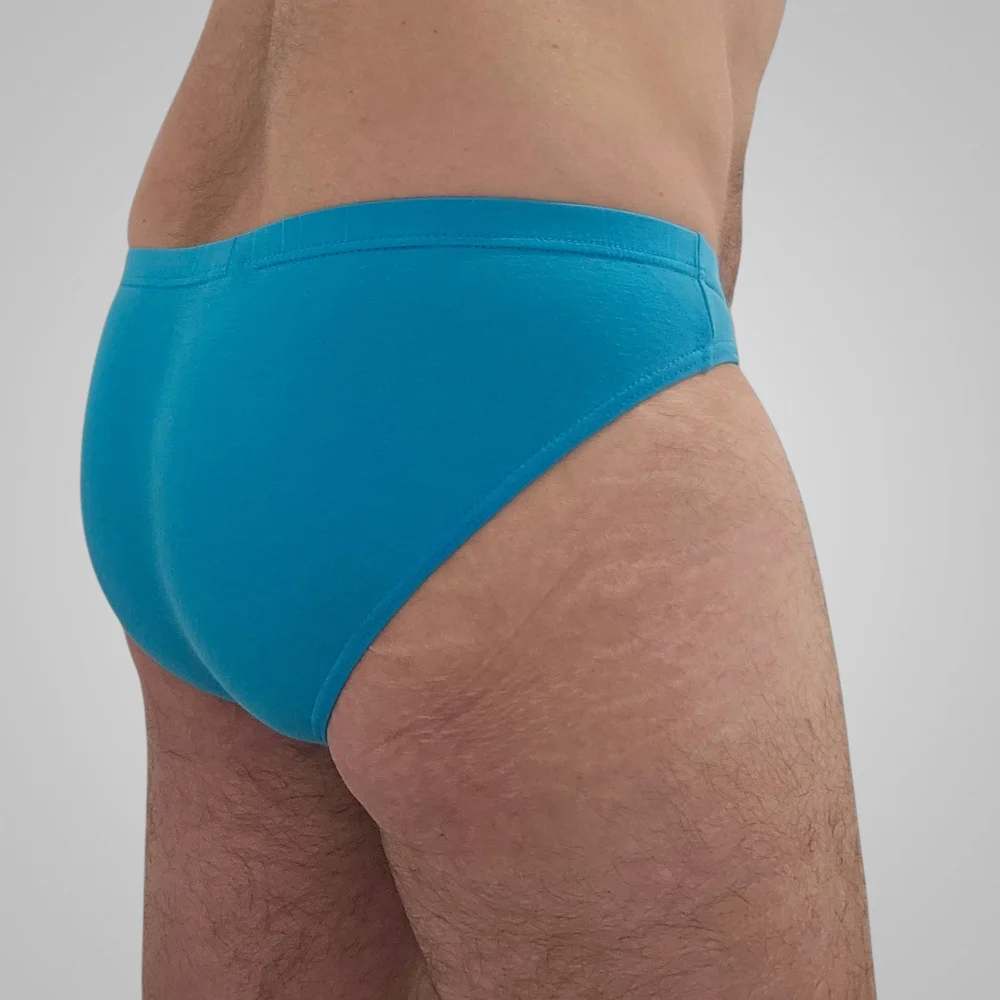 Men's Low-Waist Blue  Underwear - Picture 6 of 6